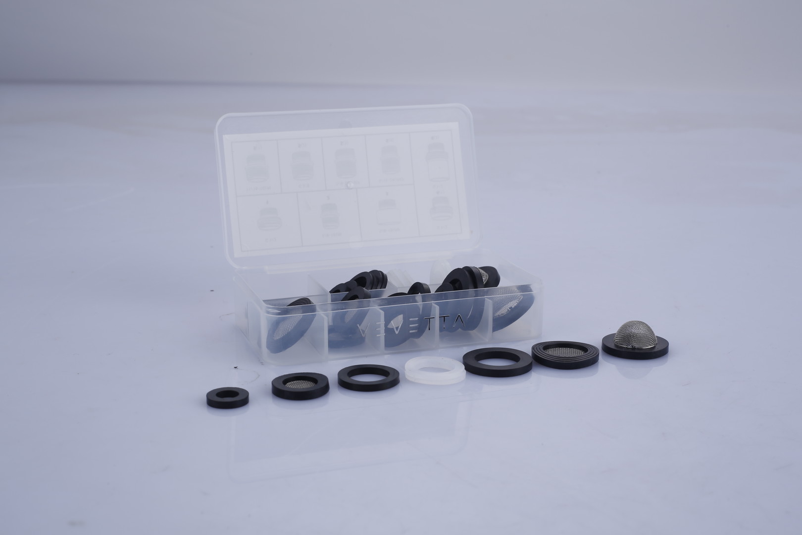 VEVETTA Universal Faucet Washer and Gasket Assortment Kit - 10-Piece Set - Image 2