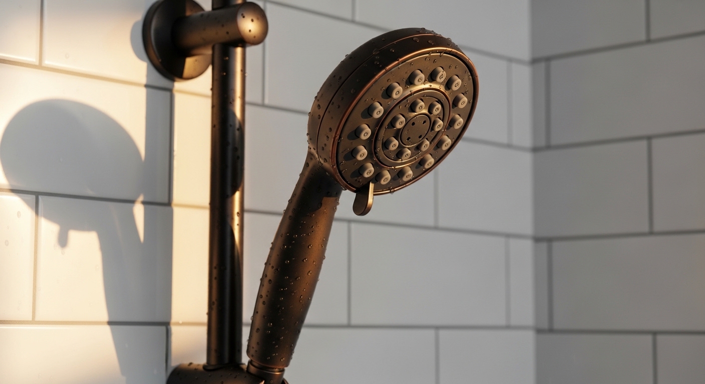 delta handheld shower head venetian bronze