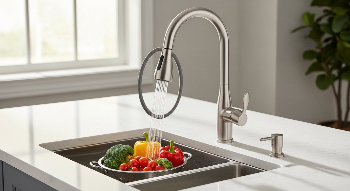 moen joric pull down kitchen faucet
