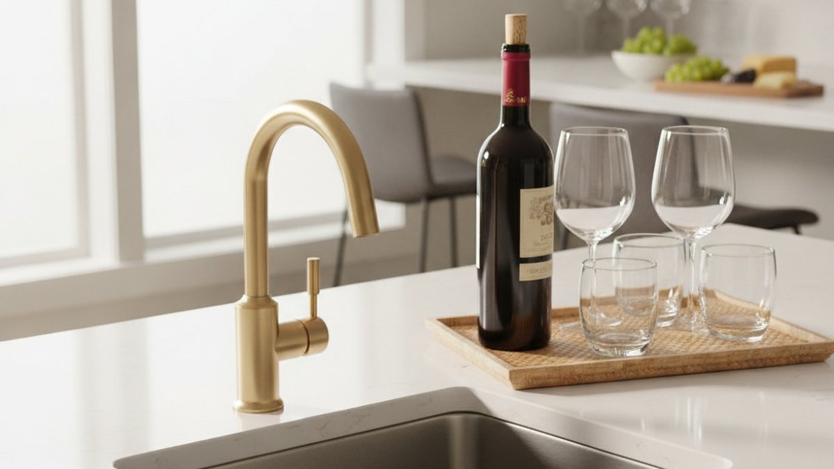 bar tap gold