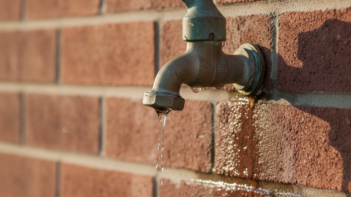 fix leaking outdoor faucet handle