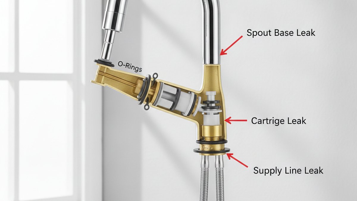 how to fix leak from faucet