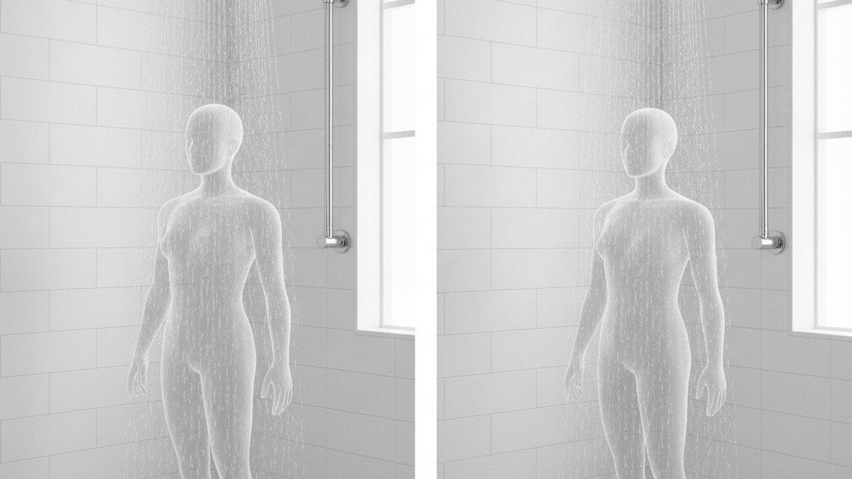 rainfall shower head extension