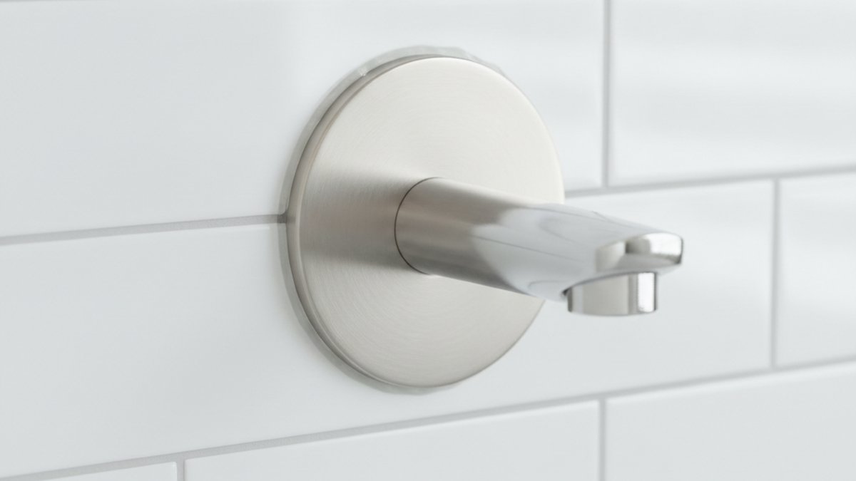 bathtub faucet cover plate